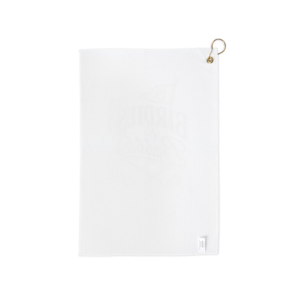 Birdies & Bubbles Rose - Grey Golf Towel