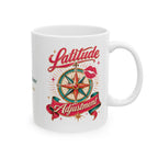 Latitude Adjustment & Anchor Management — Personalized Captain Mug | Retro Riviera