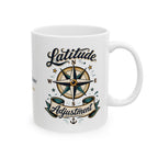 Latitude Adjustment & Sip Sail Repeat — Personalized Captain Mug | Vintage