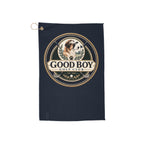 Good Boy Golf Club Crest Towel — Booie (Navy) | Good Boy Golf Club
