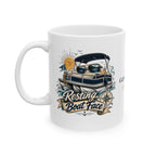 Sip Sail Repeat & Resting Boat Face — Personalized Captain Mug | Vintage