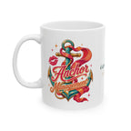 Latitude Adjustment & Anchor Management — Personalized Captain Mug | Retro Riviera