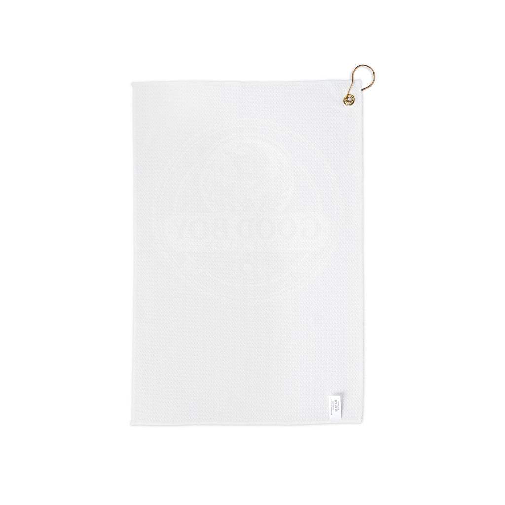 Good Boy Golf Club Crest Towel — Booie (Pinstripe) | Good Boy Golf Club