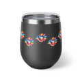 Rainbow Watercolor Paw Print - 12oz Wine Tumbler