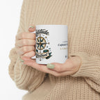Anchor Management & Latitude Adjustment — Personalized Captain Mug | Vintage