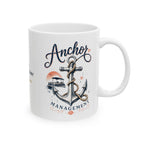 Anchor Management & Sip Sail Repeat — Personalized Captain Mug | Nautical