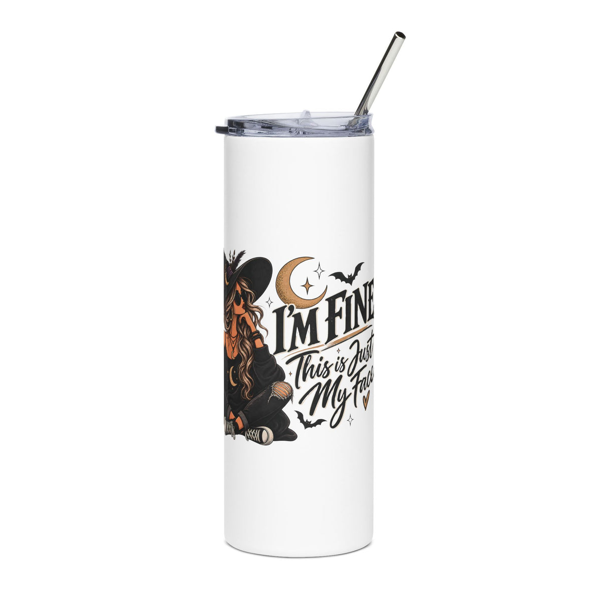 Witch I'm Fine This Is Just My Face - 20oz Tumbler