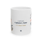 Anchor Management & Sip Sail Repeat — Personalized Captain Mug | Nautical