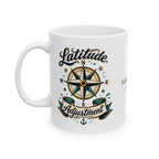 Anchor Management & Latitude Adjustment — Personalized Captain Mug | Vintage