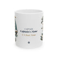 Latitude Adjustment & Sip Sail Repeat — Personalized Captain Mug | Vintage