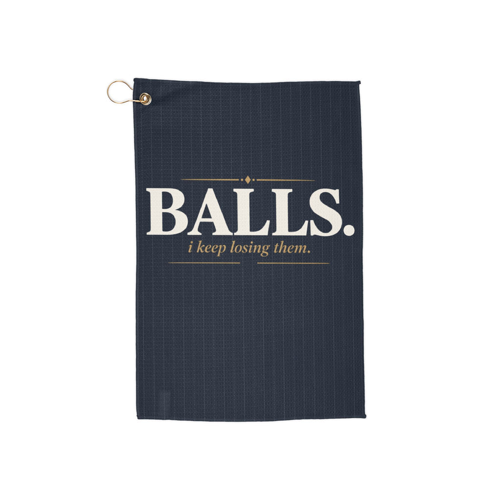 BALLS. Golf Towel (Pinstripe) | Good Boy Golf Club