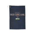 Take A Look At My Hole Golf Towel (Navy) | Good Boy Golf Club