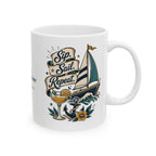Sip Sail Repeat & Resting Boat Face — Personalized Captain Mug | Vintage