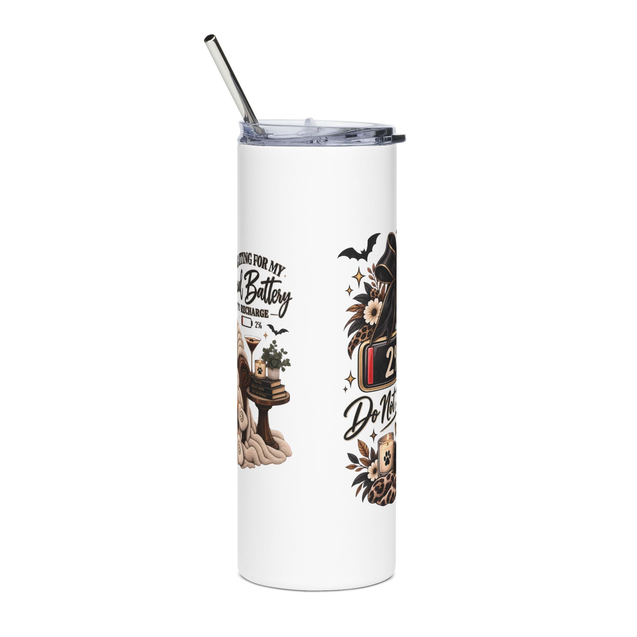 Witch Social Battery 20oz Tumbler
