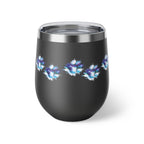 Watercolor Paw Print - 12oz Wine Tumbler