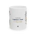 Latitude Adjustment & Anchor Management — Personalized Captain Mug | Nautical