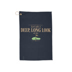 Take A Look At My Hole Golf Towel (Diamond Quilt) | Good Boy Golf Club