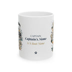 Sip Sail Repeat & Resting Boat Face — Personalized Captain Mug | Vintage