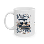 Sip Sail Repeat & Resting Boat Face — Personalized Captain Mug | Nautical