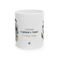 Anchor Management & Resting Boat Face — Personalized Captain Mug | Nautical
