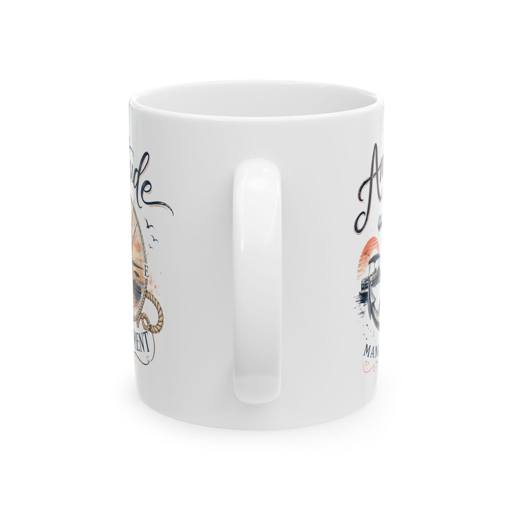 Latitude Adjustment & Anchor Management — Personalized Captain Mug | Nautical
