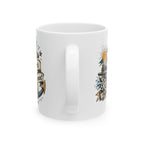 Anchor Management & Resting Boat Face — Personalized Captain Mug | Nautical