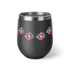 Rainbow Watercolor Paw Print - 12oz Wine Tumbler