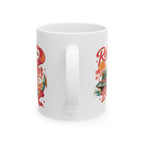Anchor Management & Resting Boat Face — Personalized Captain Mug | Retro Riviera