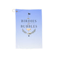 Birdies & Bubbles Golf Towel (Baby Blue) — | Good Boy Golf Club