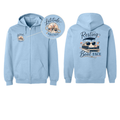 Latitude Adjustment & Resting Boat Face - 2-Sided Adult Zip Hoodie