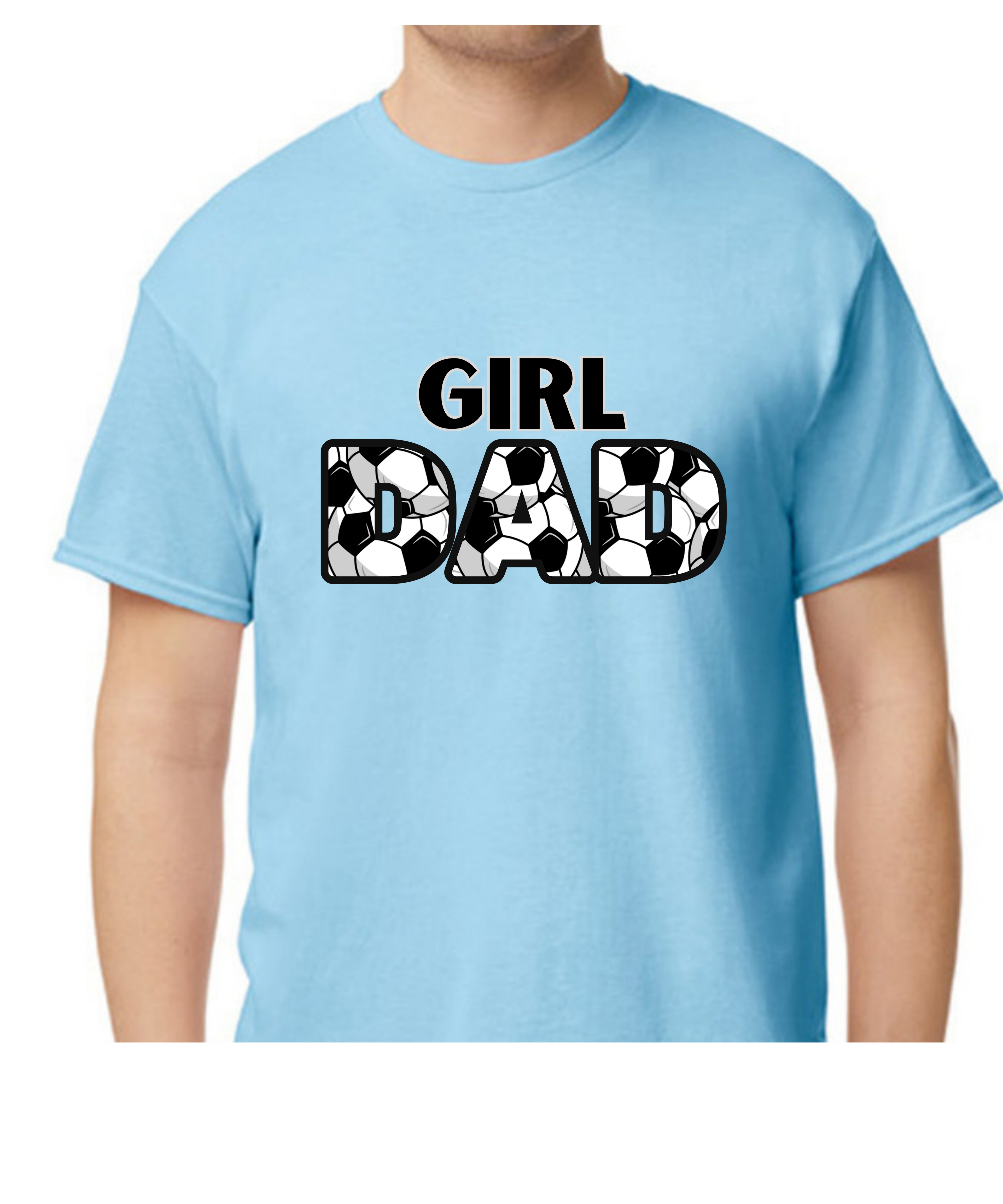 Soccer Girl Dad - Adult T-Shirt