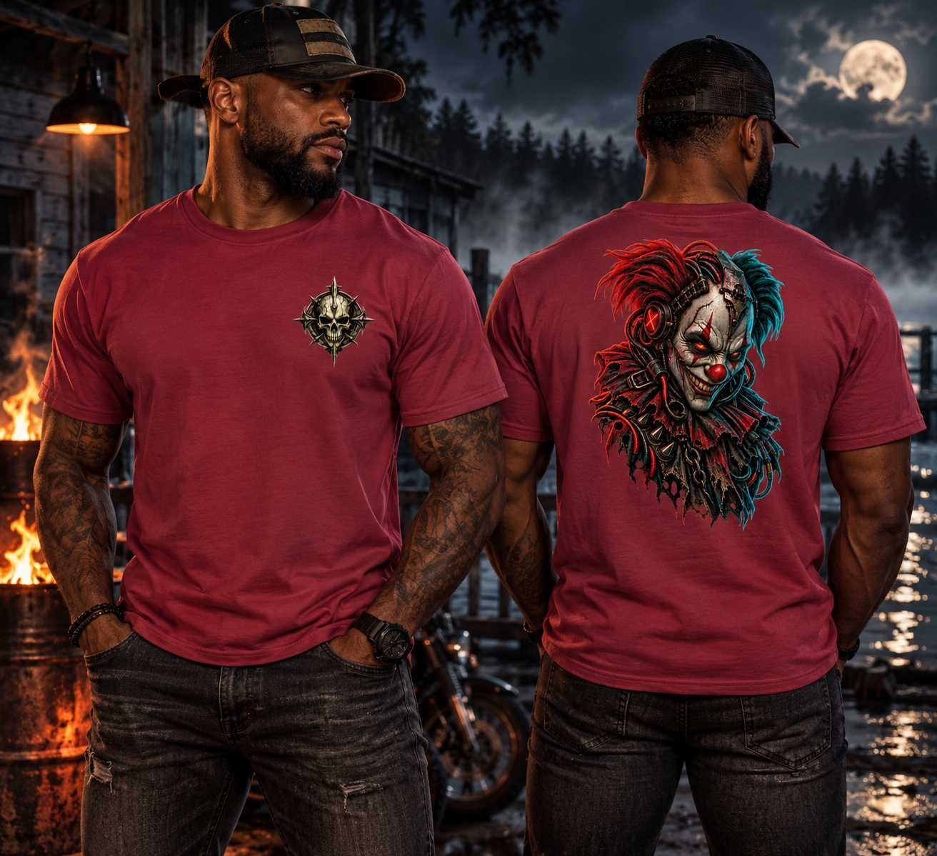 Clown - 2-Sided Adult T-Shirt