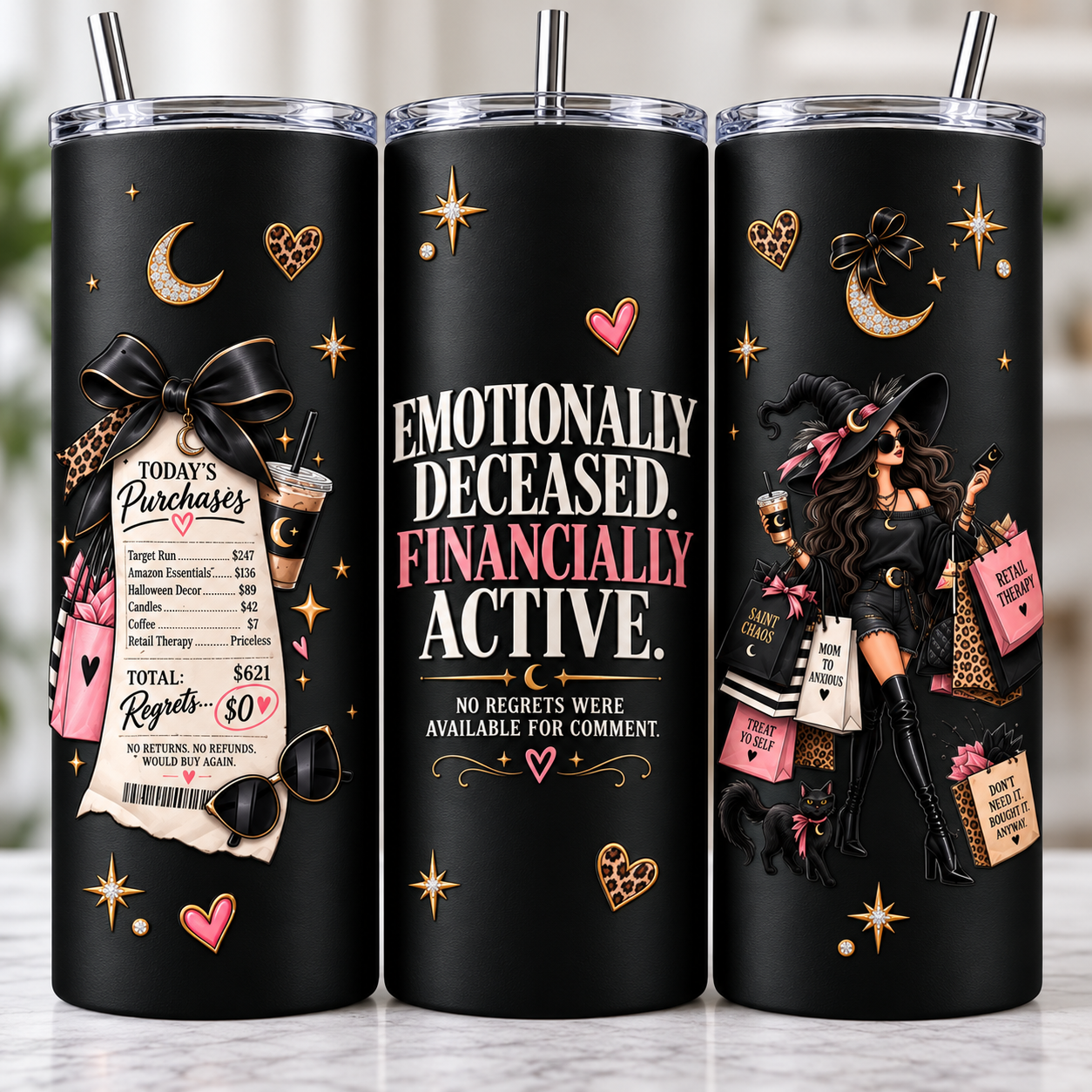 Emotionally Deceased Financially Active 20oz Tumbler