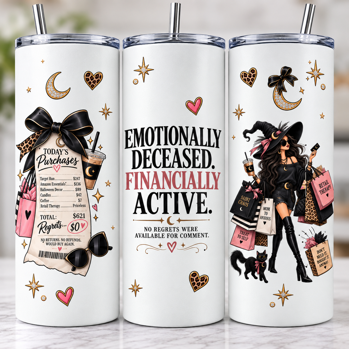 Emotionally Deceased Financially Active 20oz Tumbler