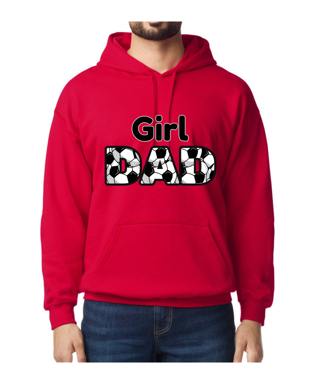 Soccer Girl Dad - Adult Hoodie