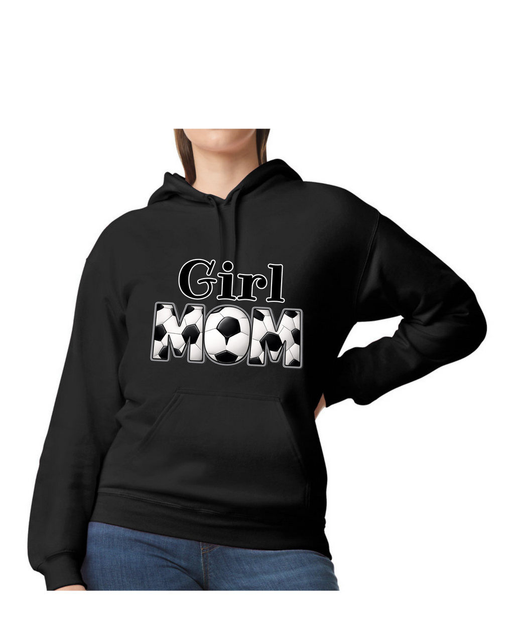 Soccer Girl Mom - Adult Hoodie