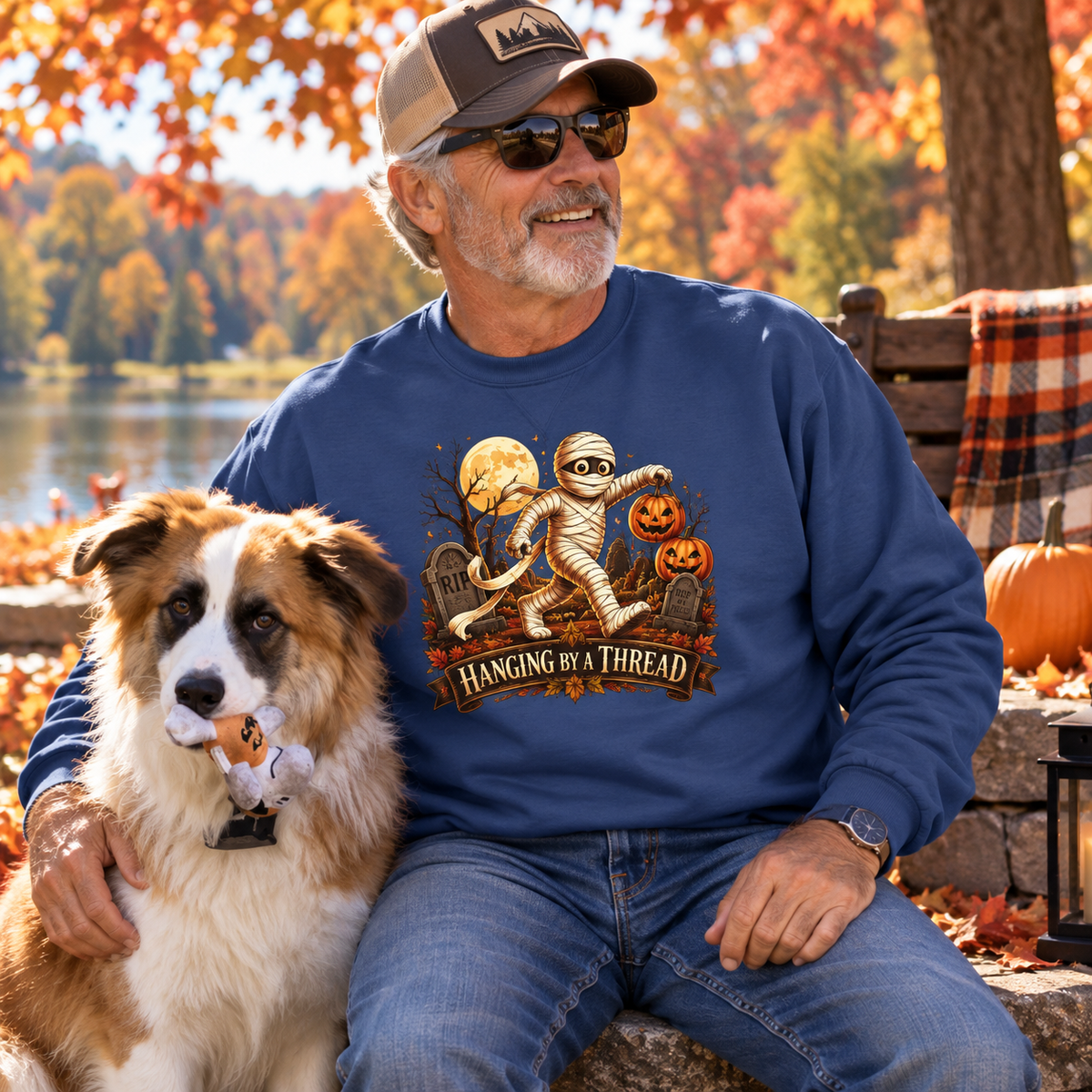 Hanging by a Thread - Adult Sweatshirt