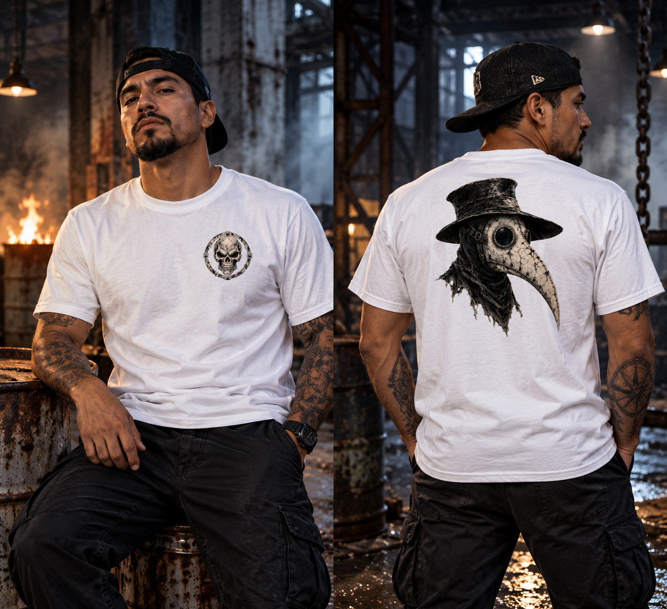 Plague Doctor - 2-Sided Adult T-Shirt