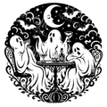 Haunted Nights SVG Pack — 5 Spooky Moonlit Scene Cut Files for Cricut