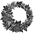 Harvest Table SVG Pack — 5 Elegant Thanksgiving Botanical Cut Files for Cricut
