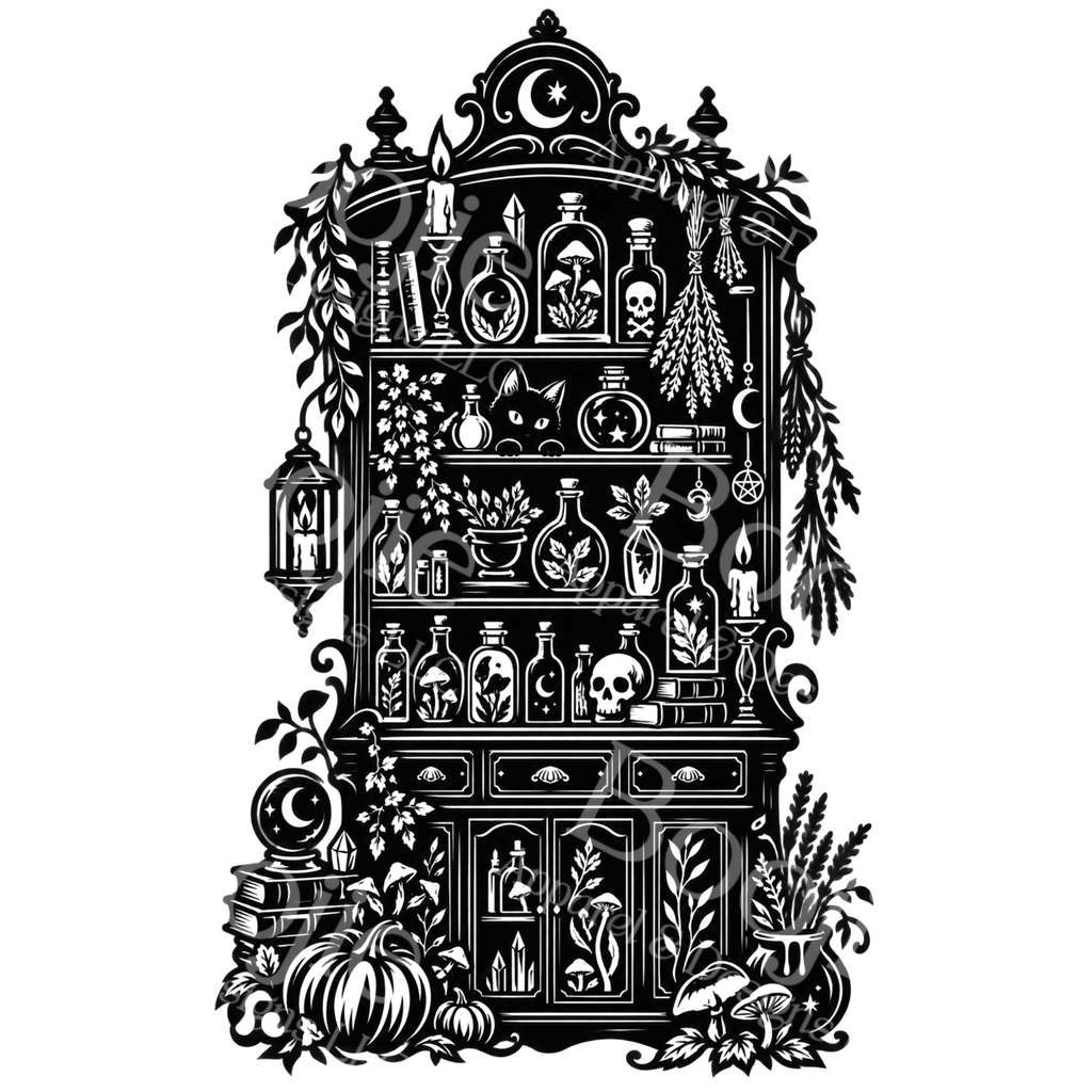 Witches & Spells SVG Bundle — 10 Gothic Witch Cut Files for Cricut