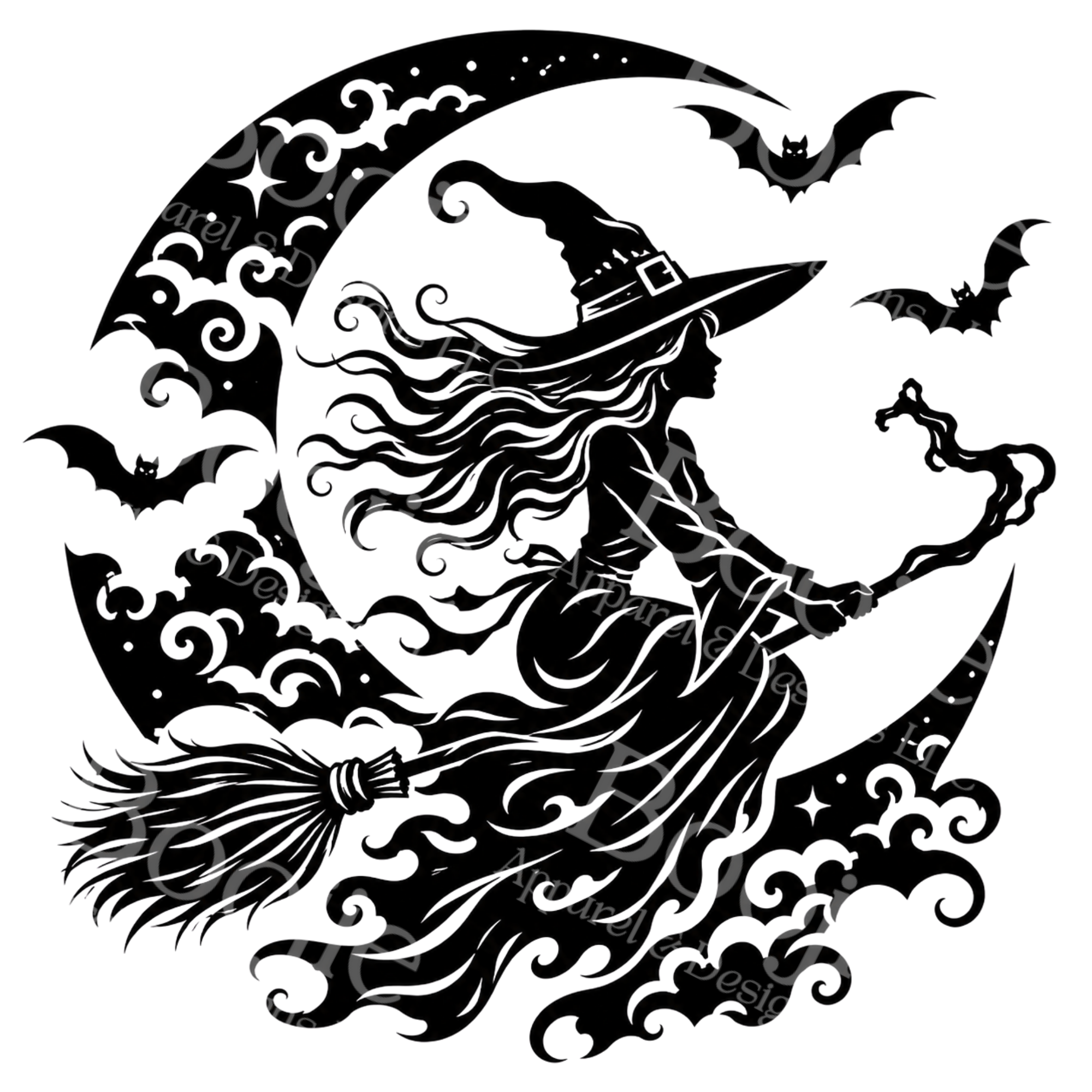 Halloween SVG Collection — 30 Gothic Witch Cat Haunted Cut Files for Cricut