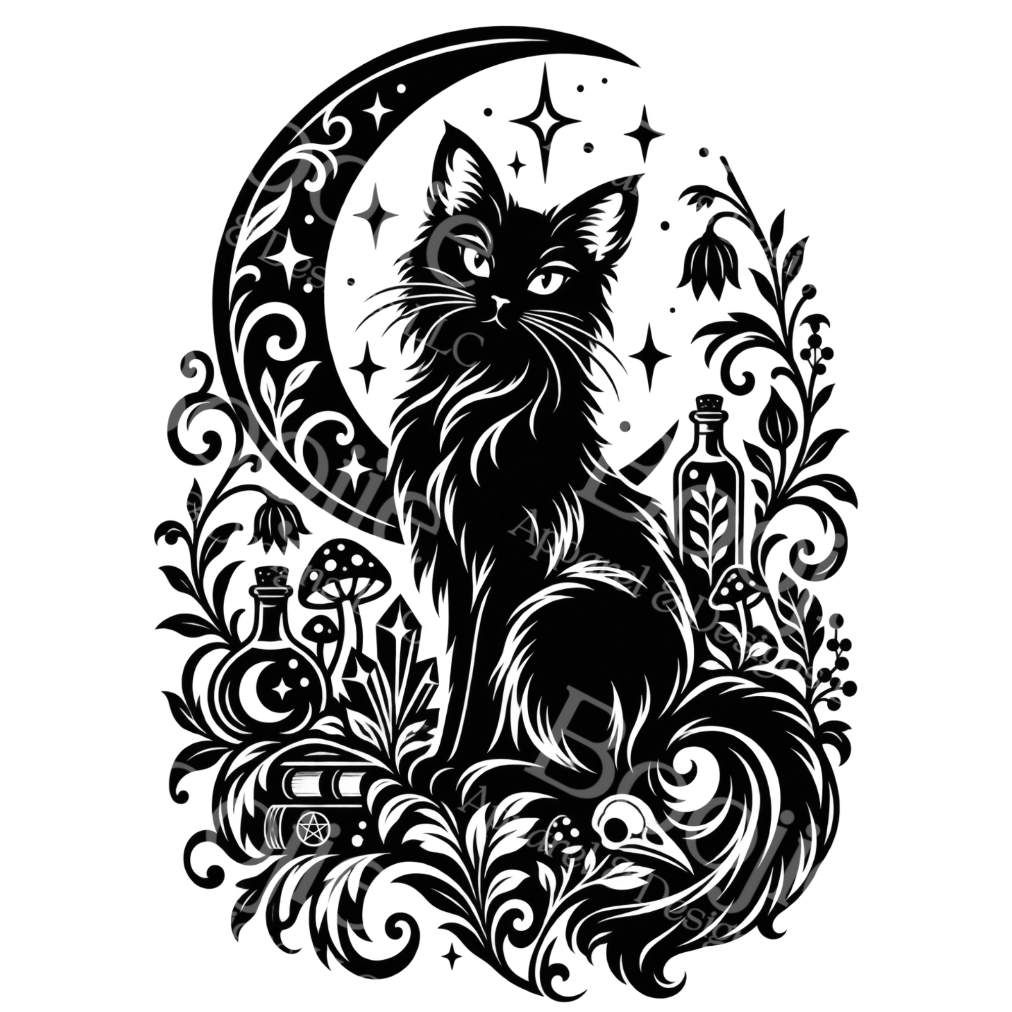 Witches & Spells SVG Bundle — 10 Gothic Witch Cut Files for Cricut