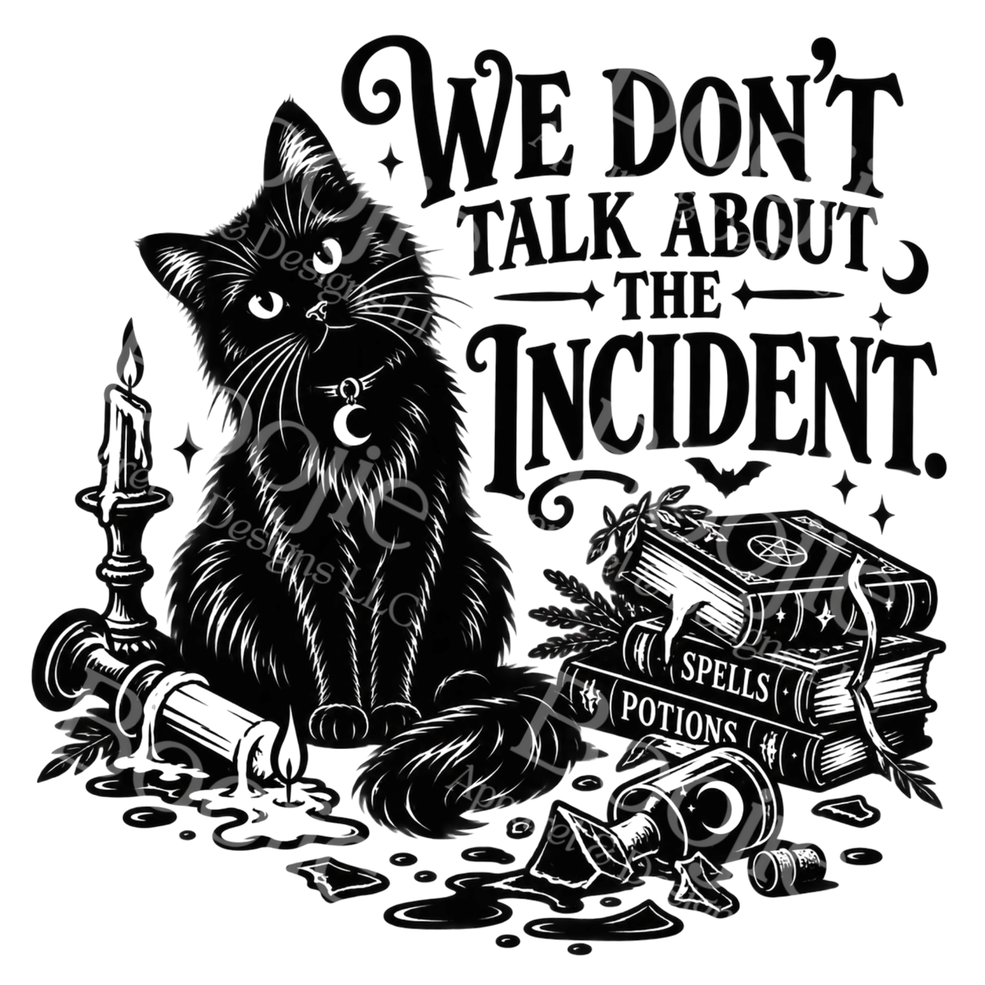 Cats & Familiars SVG Bundle — 10 Gothic Black Cat Cut Files for Cricut