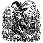 Witches & Spells SVG Bundle — 10 Gothic Witch Cut Files for Cricut