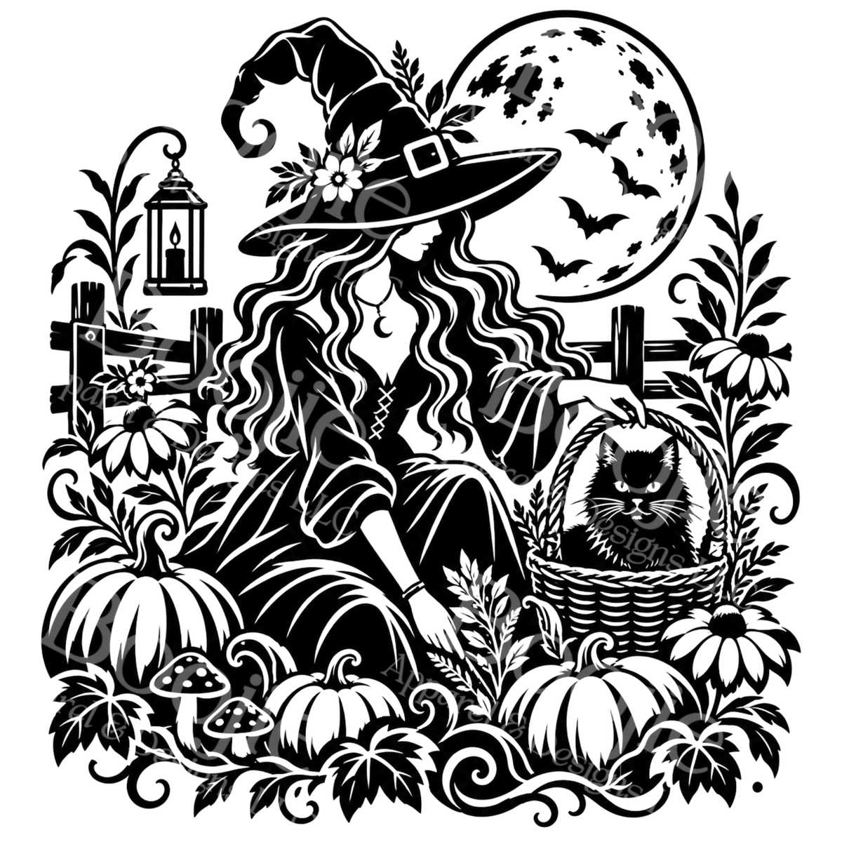 Witches & Spells SVG Bundle — 10 Gothic Witch Cut Files for Cricut