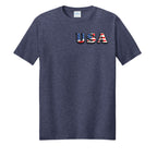 Team Navy Heather - PC455 - FRONT