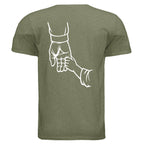 HEATHER MILITARY GREEN - G640 - BACK