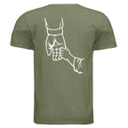 HEATHER MILITARY GREEN - G640 - BACK