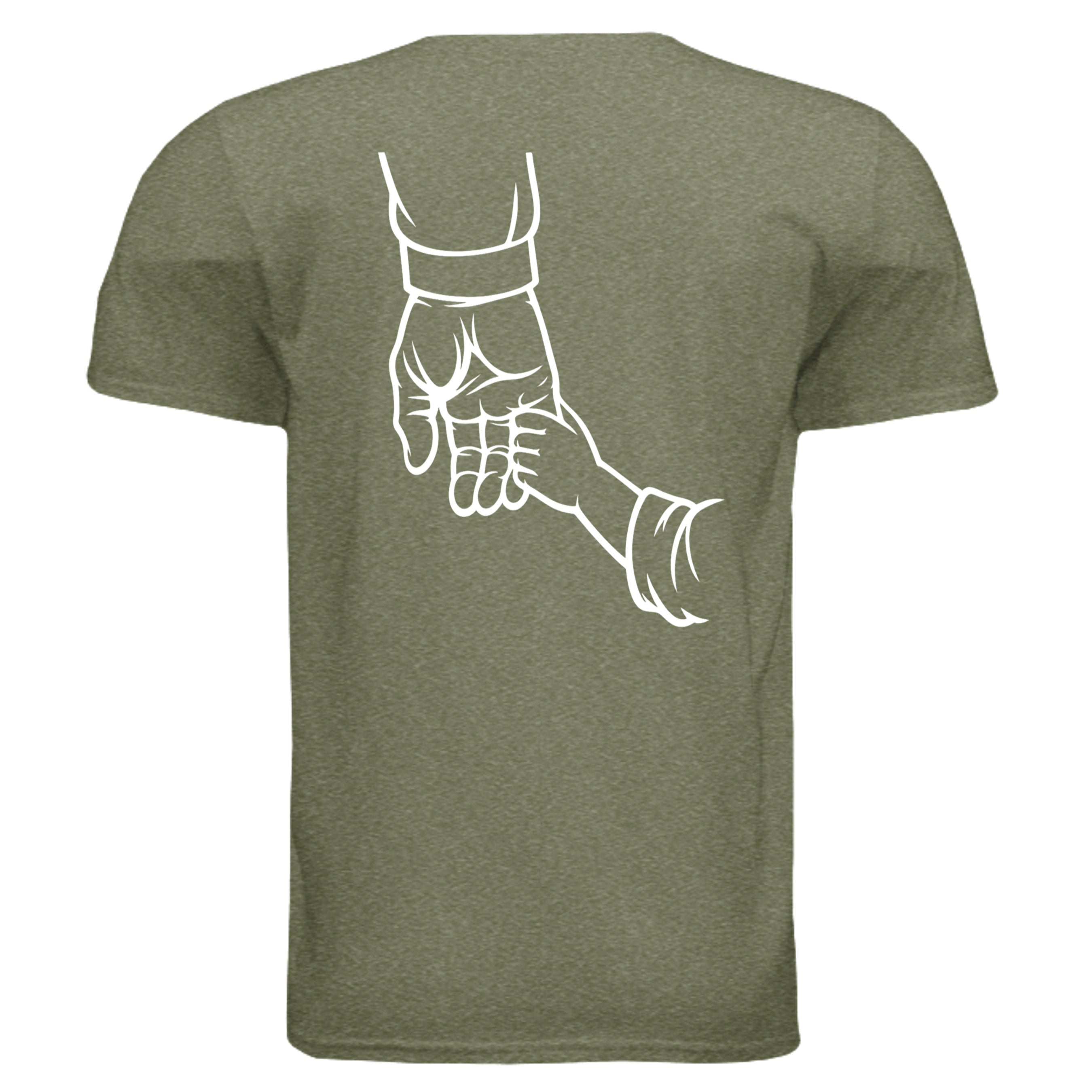 HEATHER MILITARY GREEN - G640 - BACK